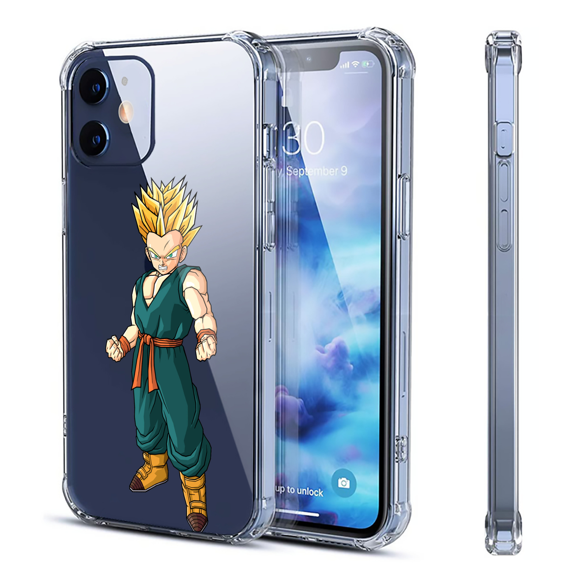 （画像用） ドラゴンボール DRAGON BALL 【iPhone 12シリーズ対応】透明スマホケース（クリアソフトケース）